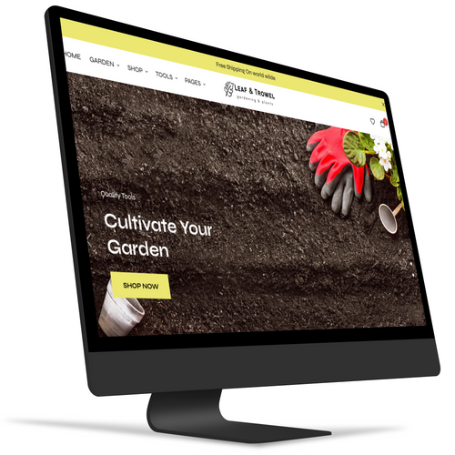 Premium Prebuilt gardening tools Store