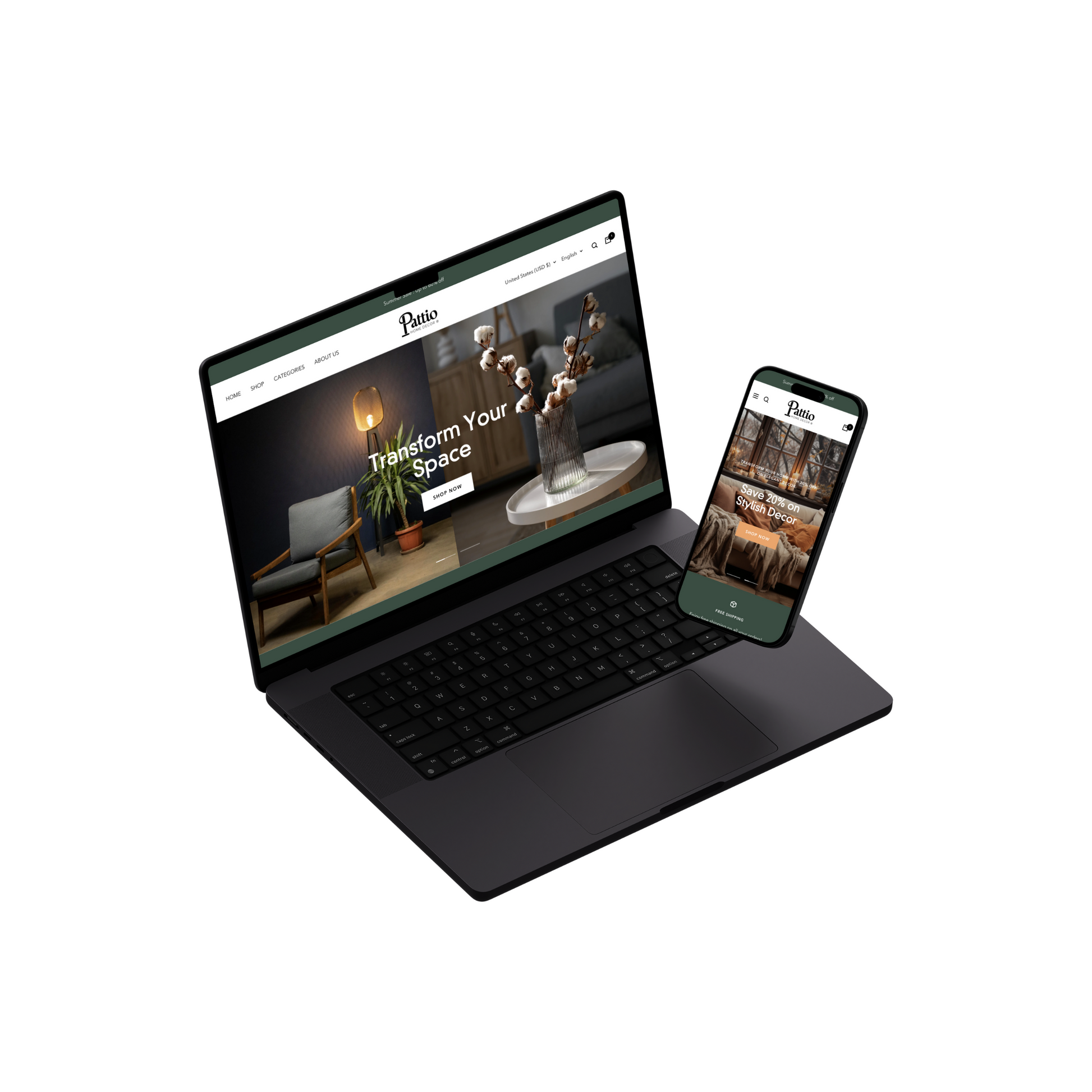Premium Prebuilt homedecor Store