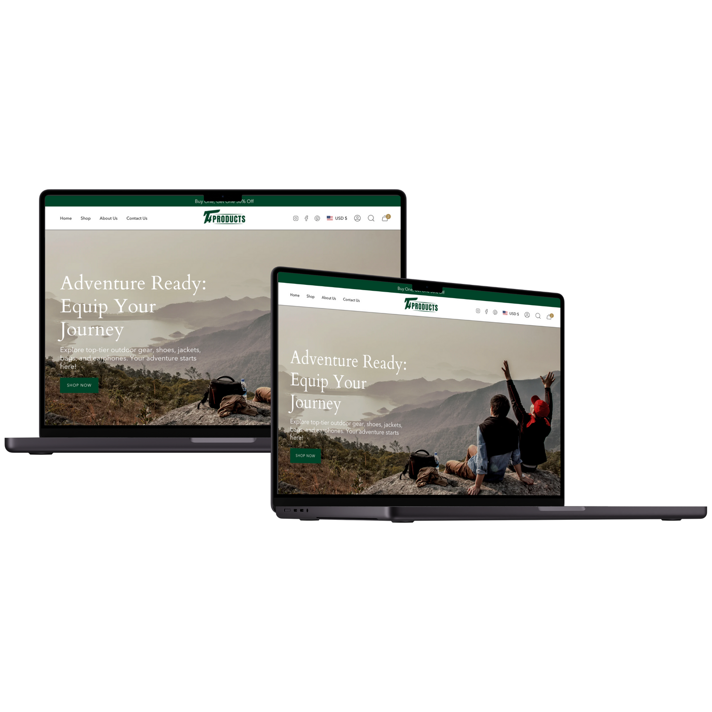 Premium Outdoor & adventure Store based on Shopify