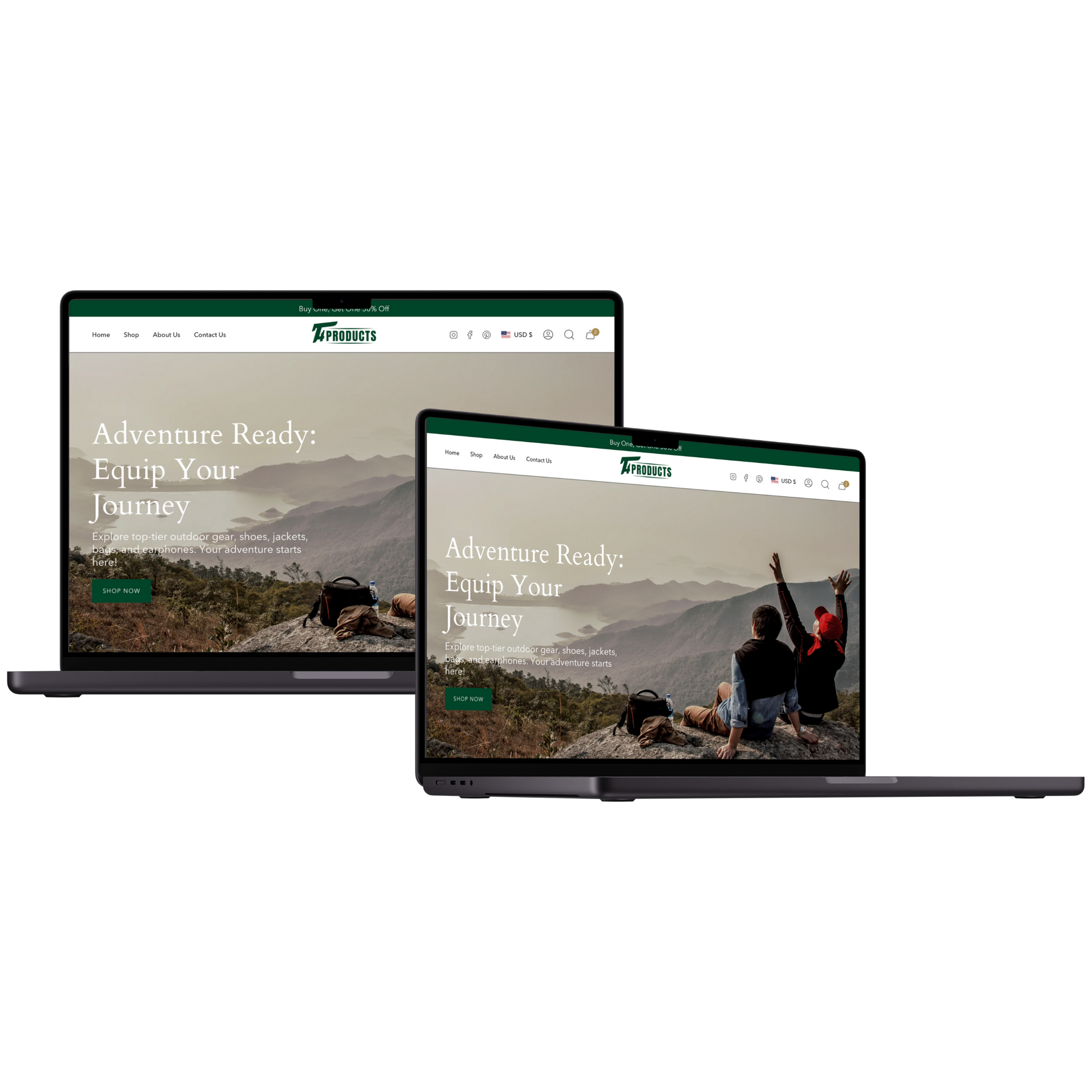 Premium Outdoor & adventure Store based on Shopify