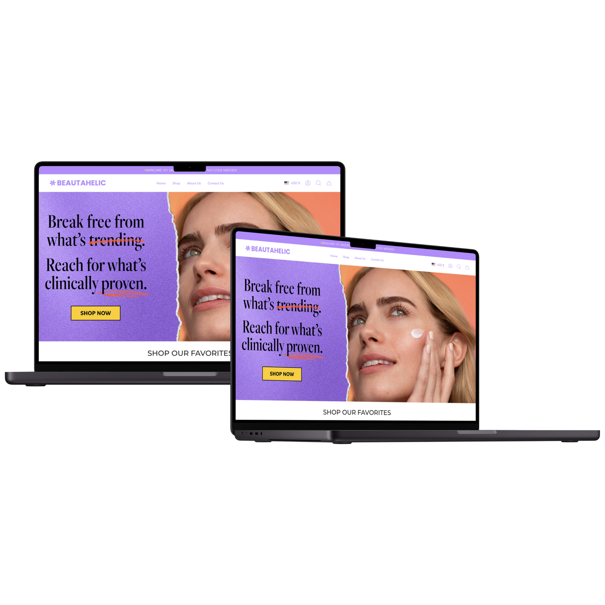 Premimum Beauty Store based on Shopify