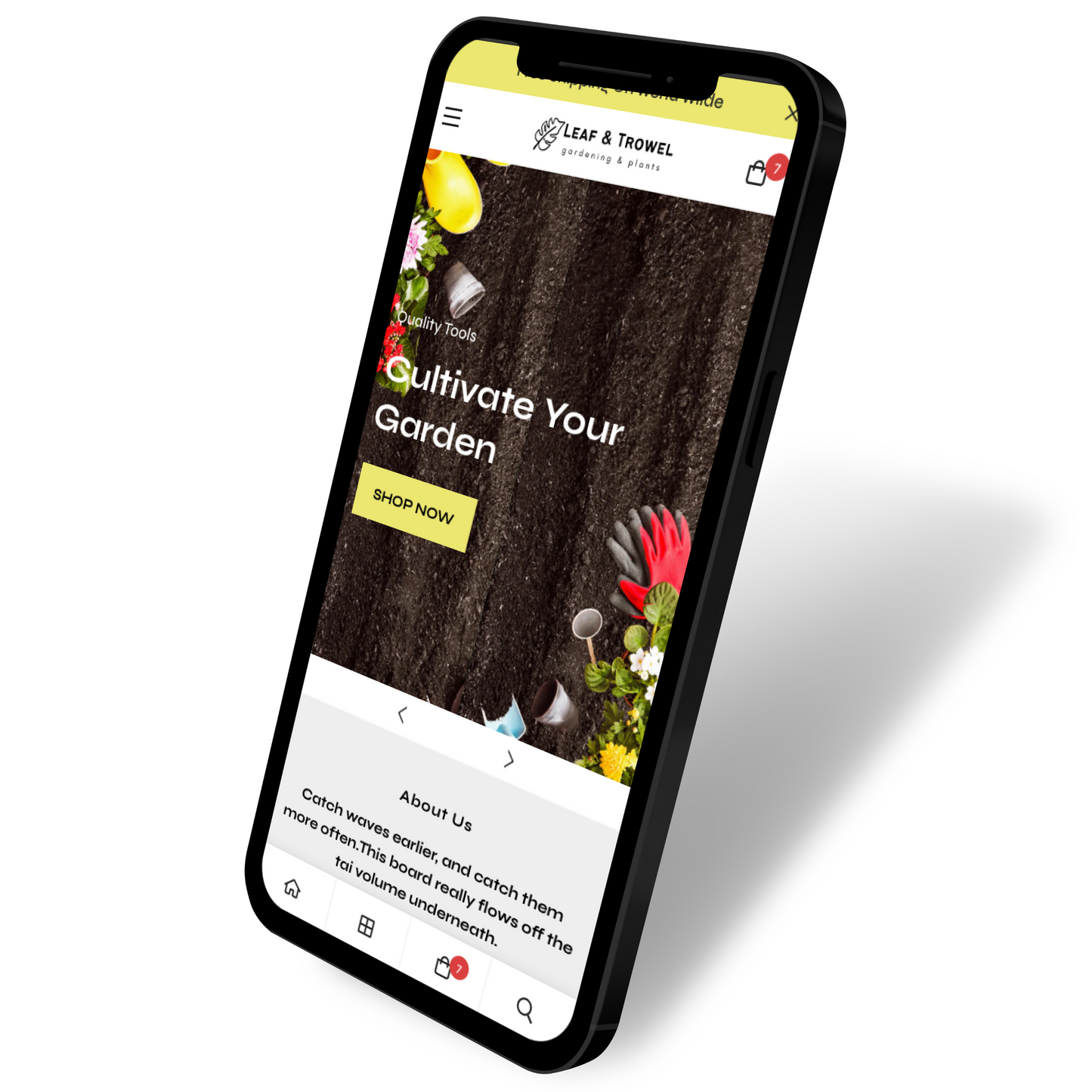 Premimum gardening tools Store based on Shopify-1