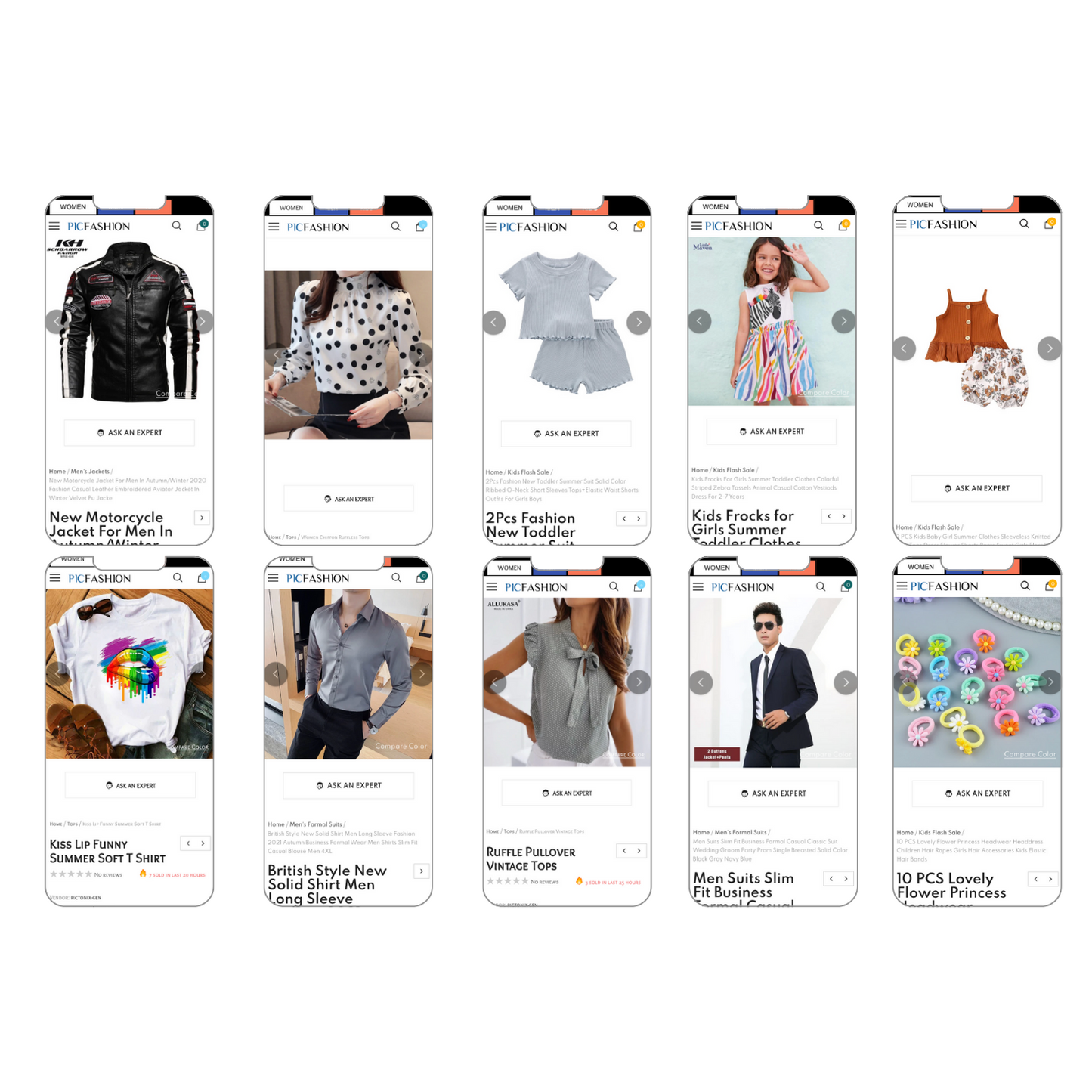 Pic Fashion: Premade Shopify Fashion Store
