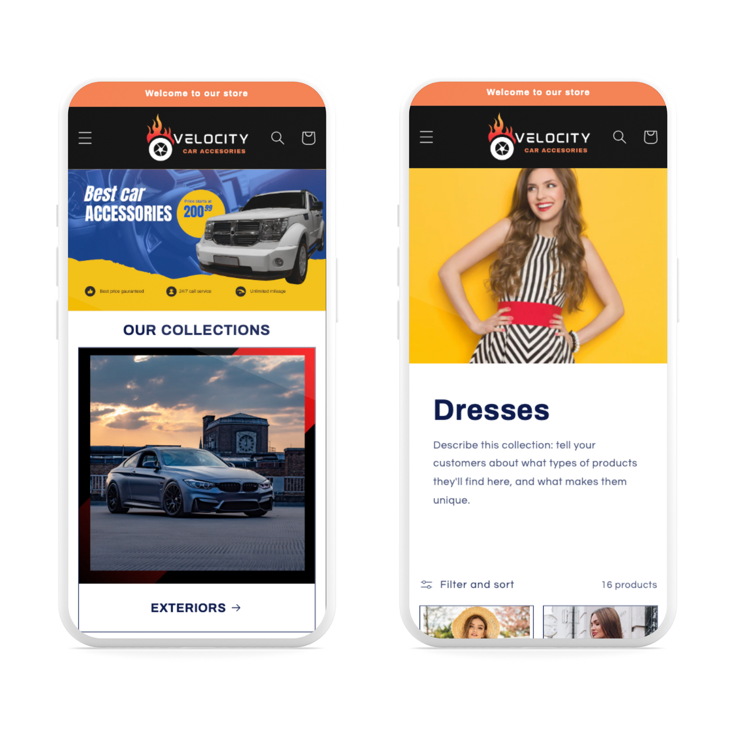 Velocity Car Accessories: Drive Your E-Commerce Success with Our Prebuilt Shopify Store