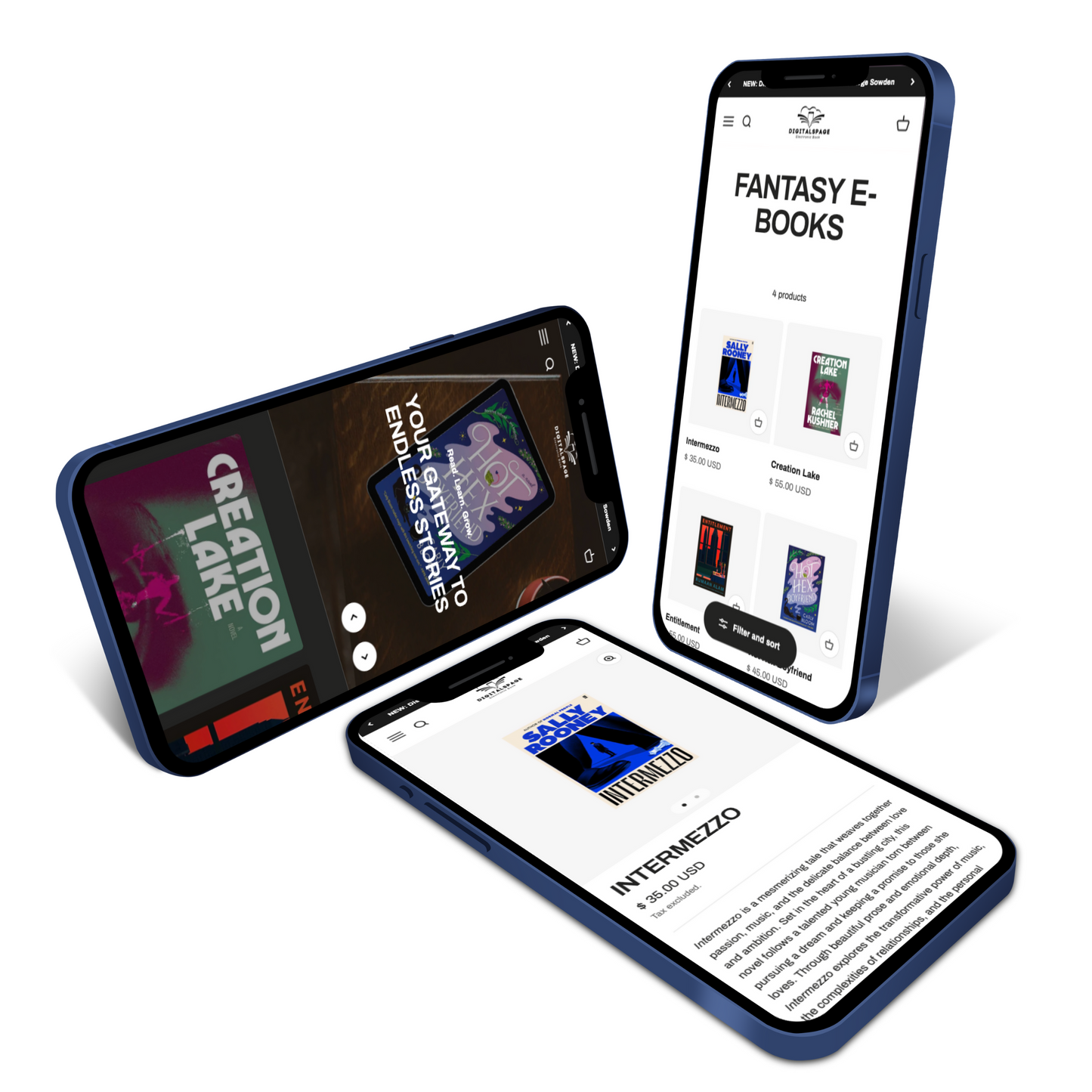 Shopify Prebuilt DigitalSpage storee-1