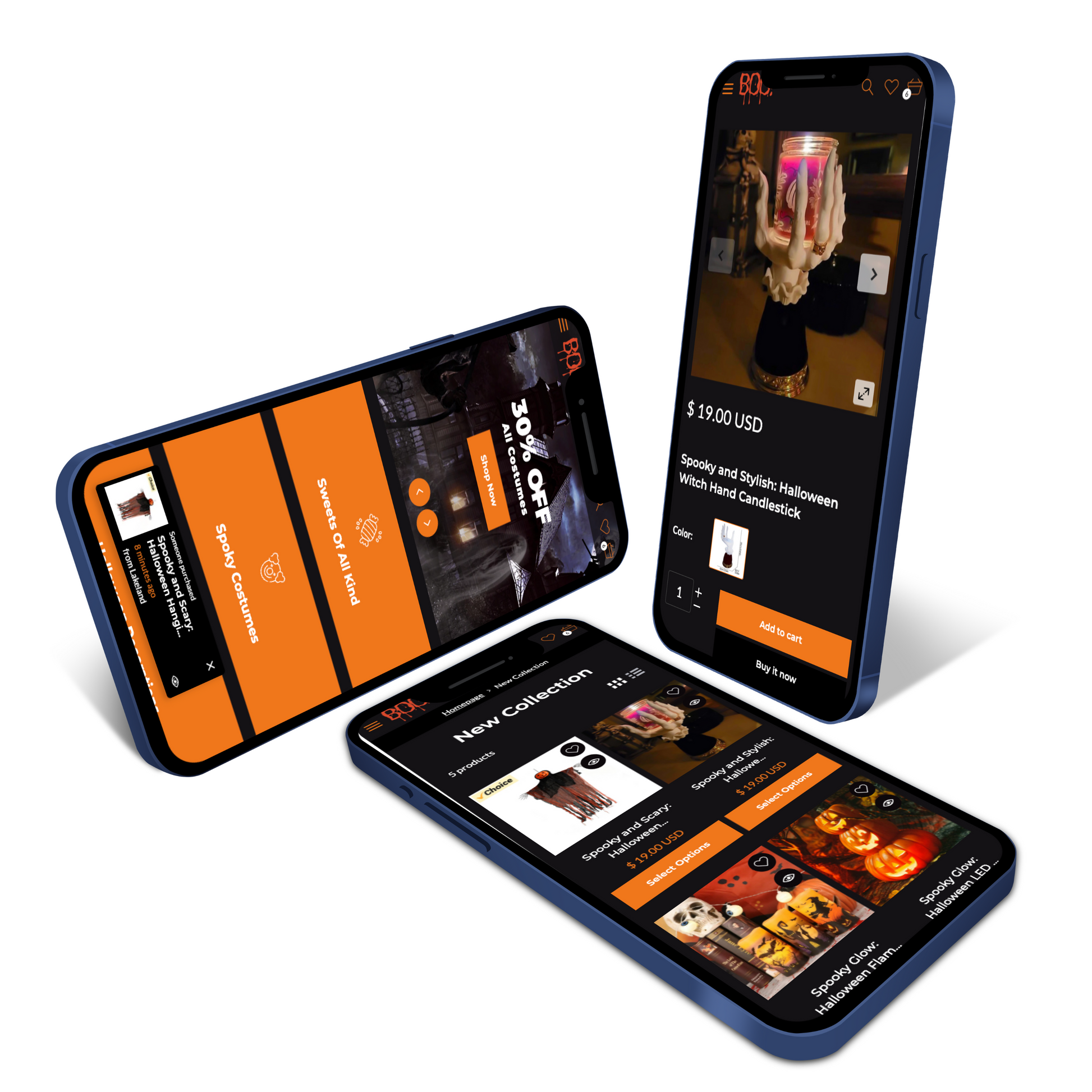 Shopify Prebuilt helloween Store