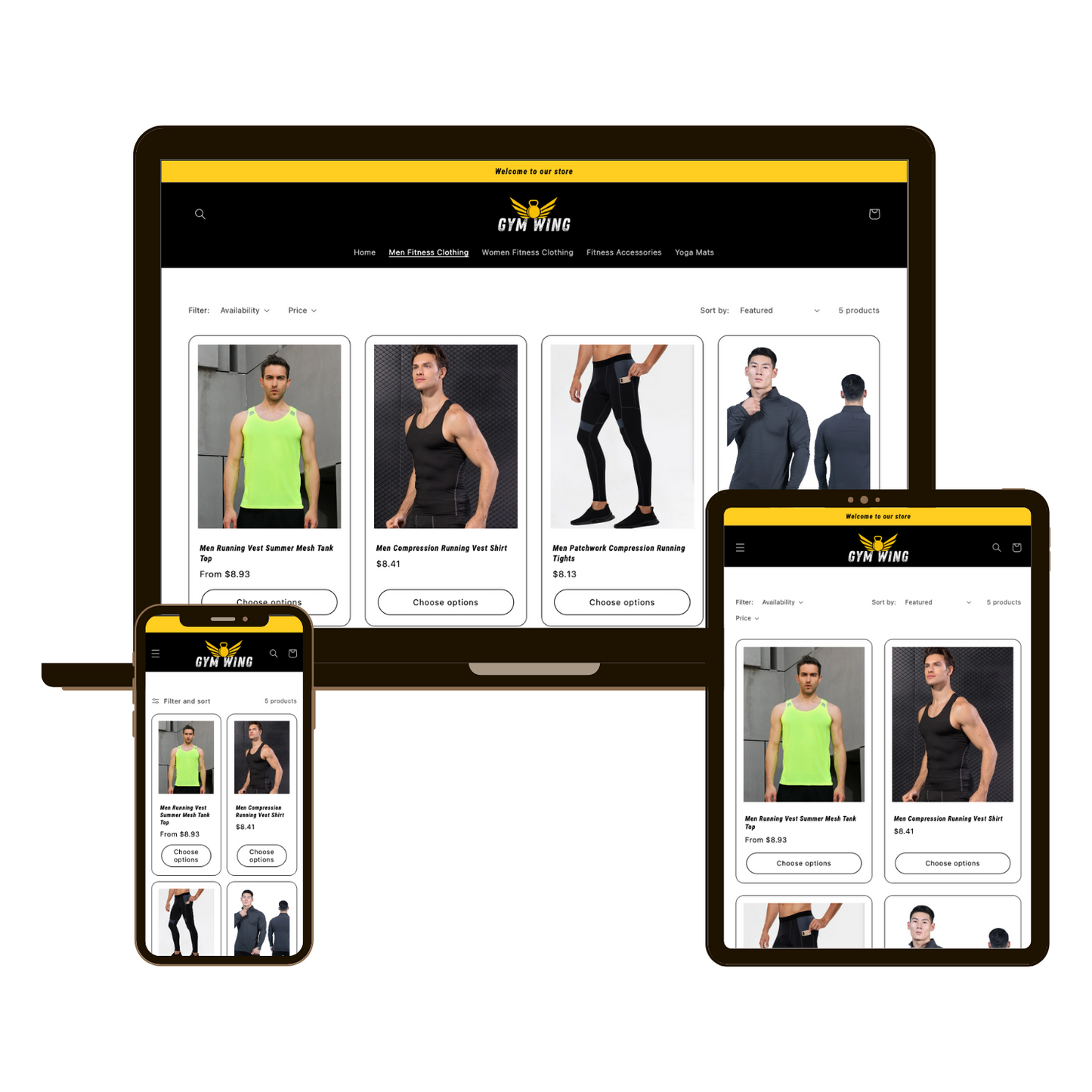 Gym Wing: Your Ultimate Prebuilt Fitness Shopify Store