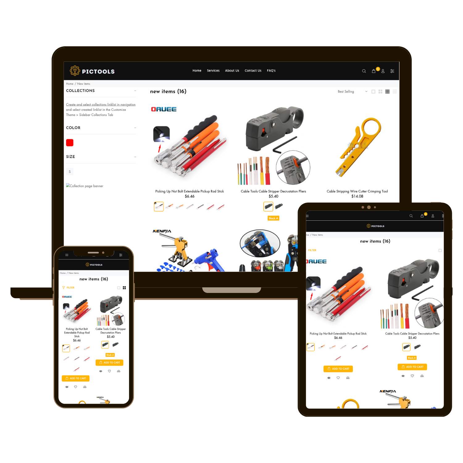 Pictools: Your Premier Prebuilt Shopify Store for Hardware Enthusiasts