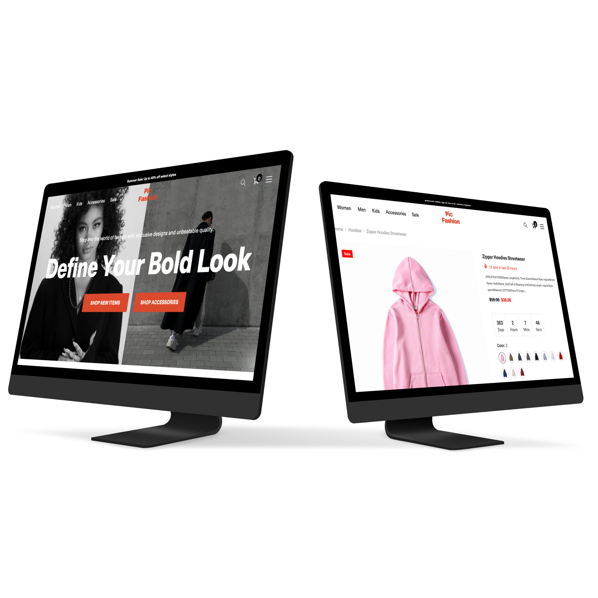 Premimum Fashion Store based on Shopify