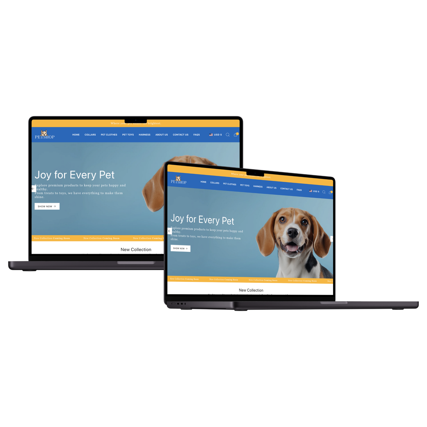 Premimum Pet Shop Store based on Shopify