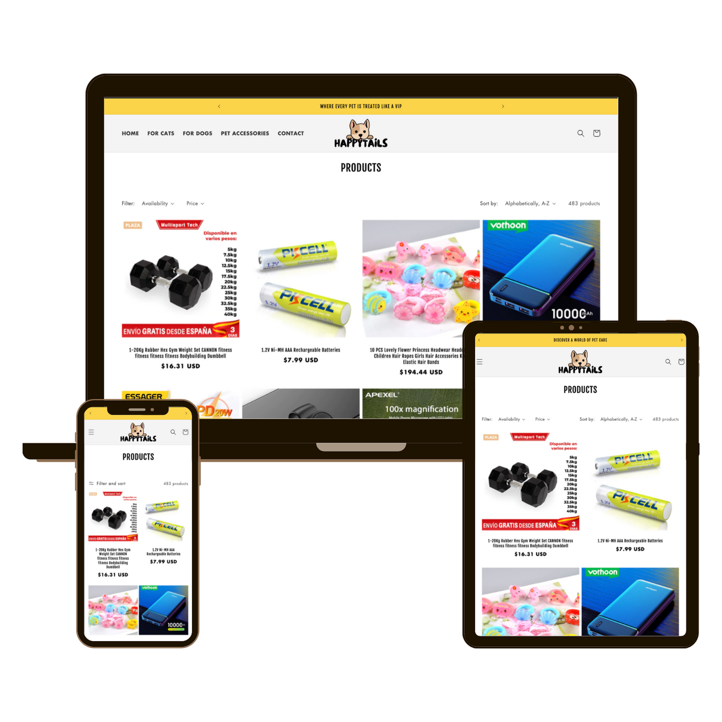 Pet Store - Pre Made Shopify Store