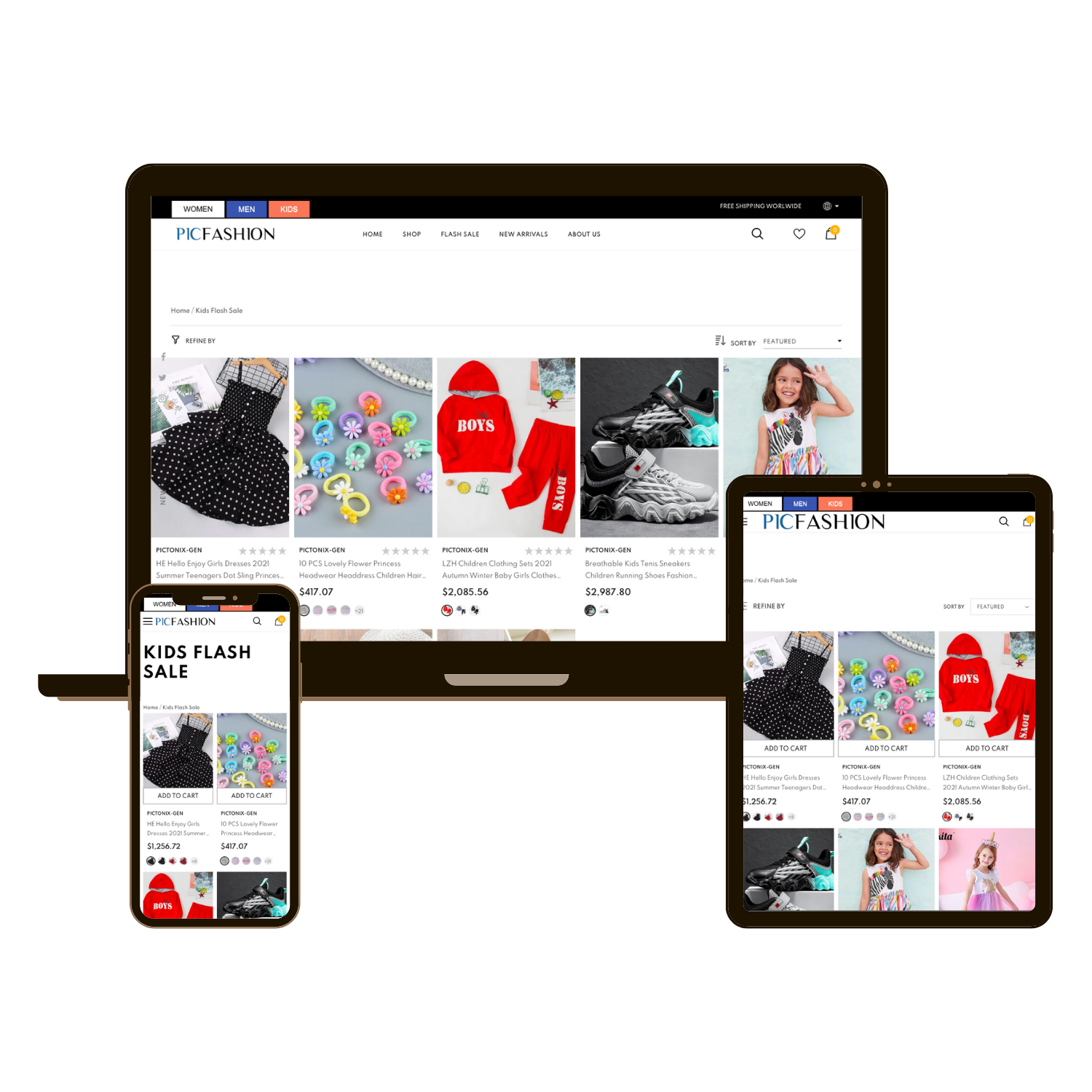 Pic Fashion: Premade Shopify Fashion Store