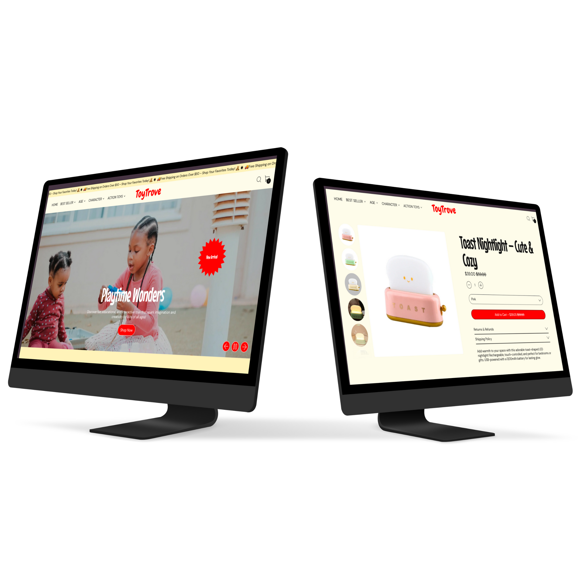 Premium Prebuilt ToyTrove Kids store