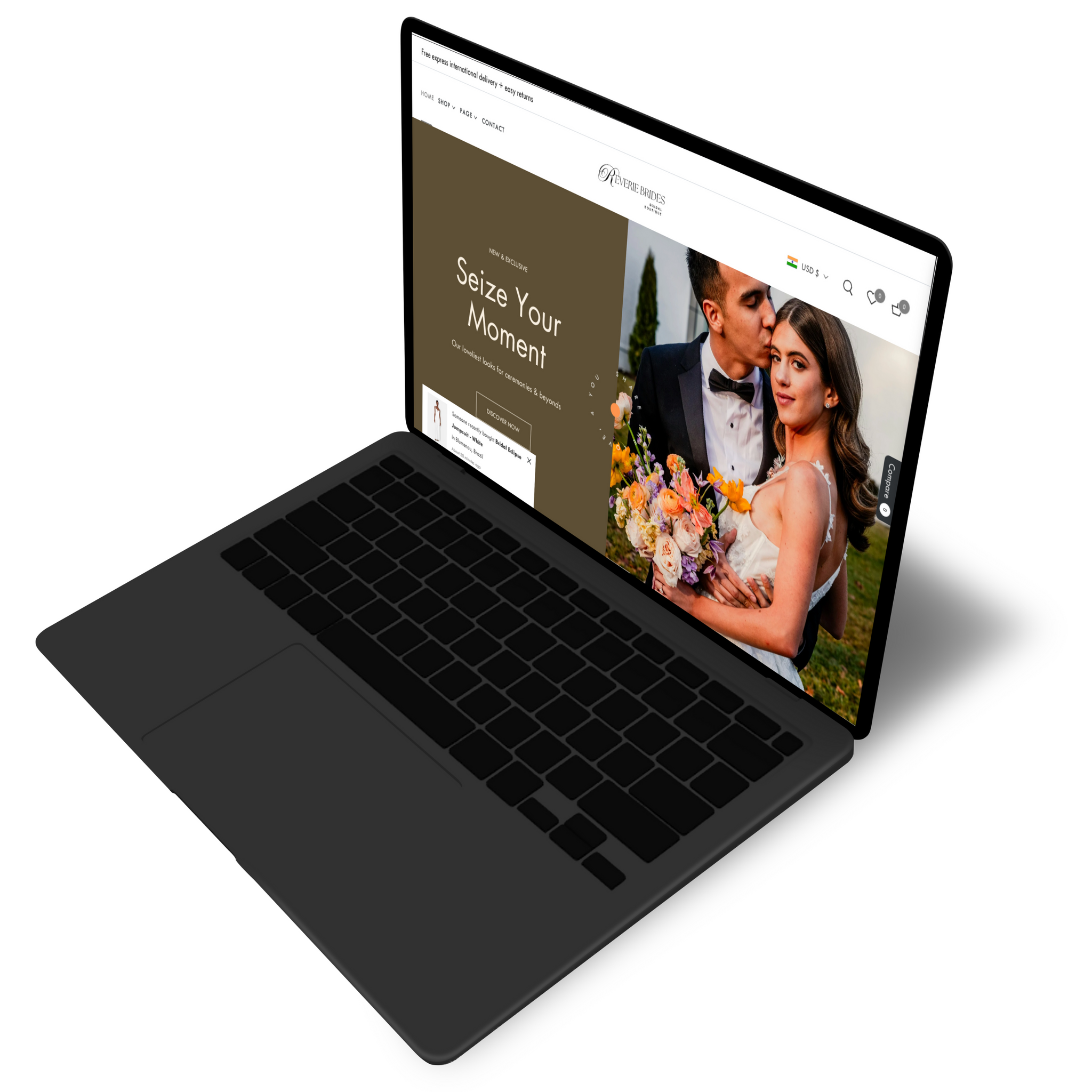 Shopify Wedding fashion Store