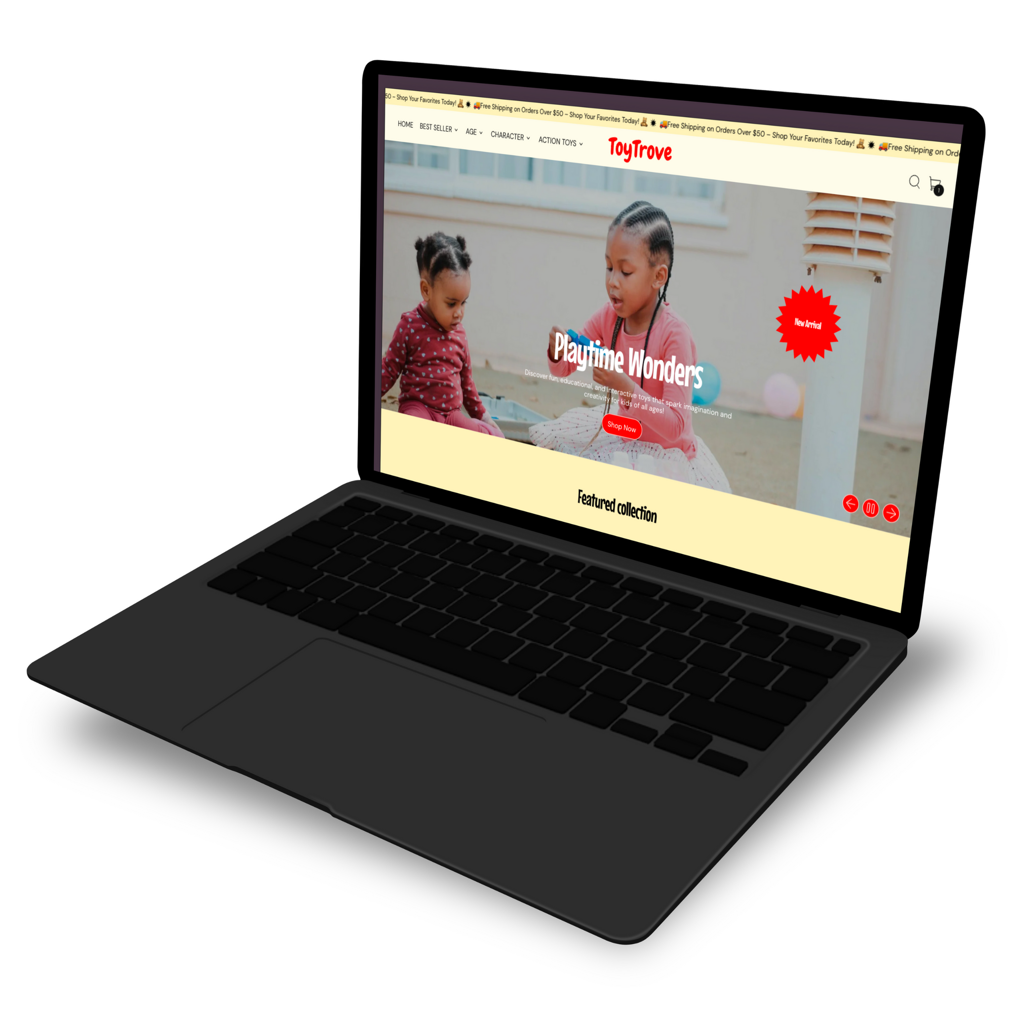 Shopify ToyTrove Kids store