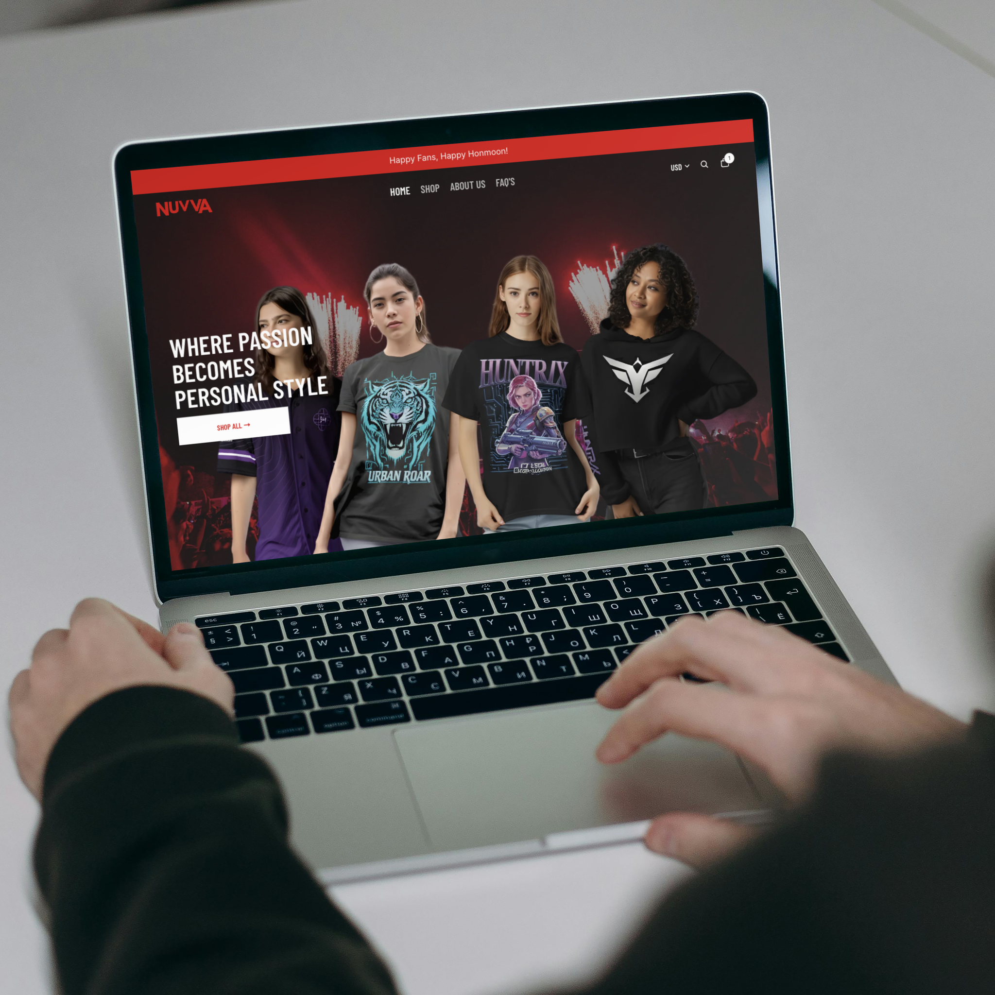 Nuvva – Personal Brand Print-on-Demand Store