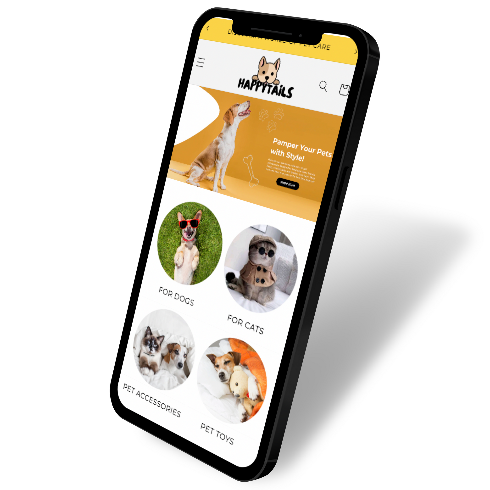 Happy Tails Ecommerce Stores for Sale