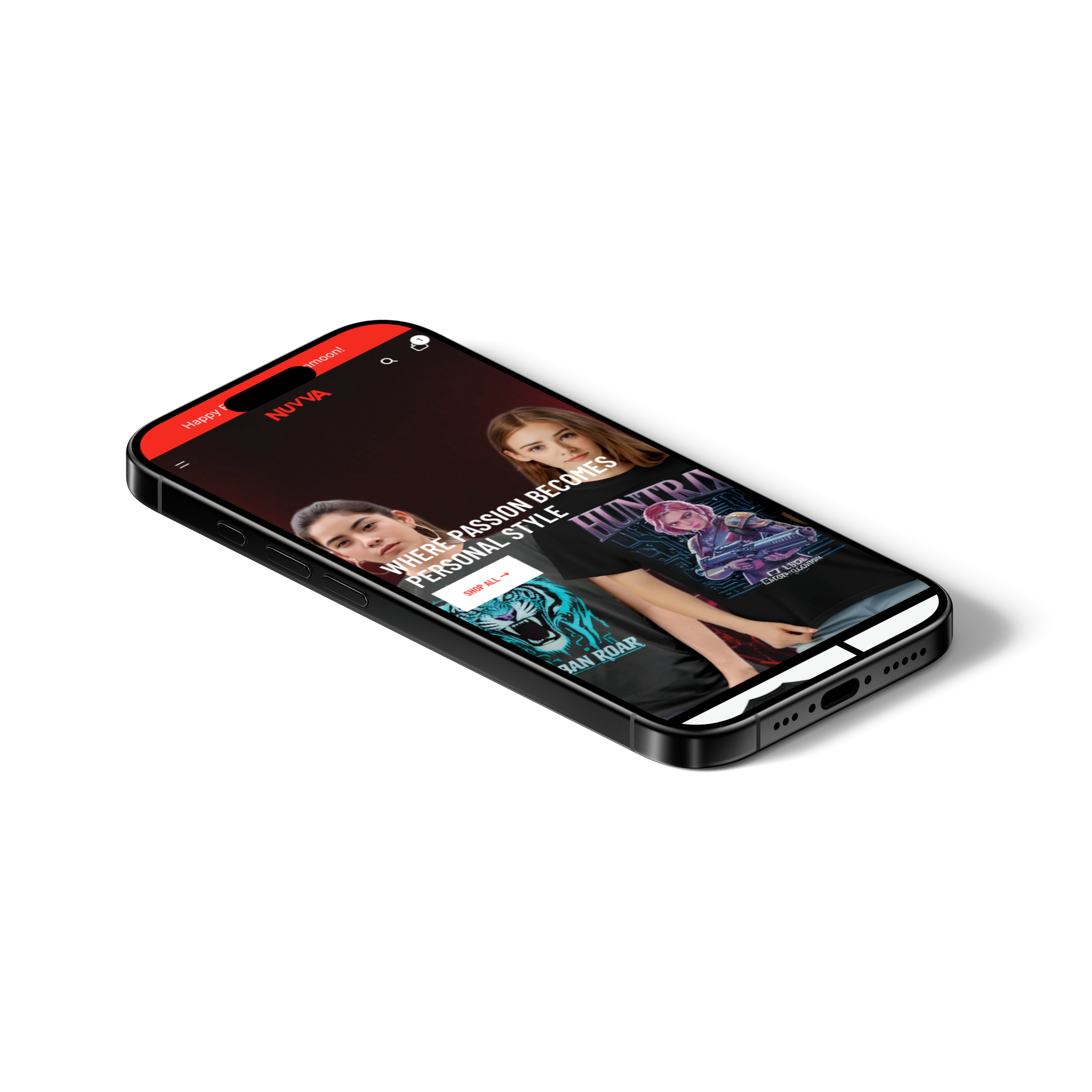 Nuvva – Personal Brand Print-on-Demand Store