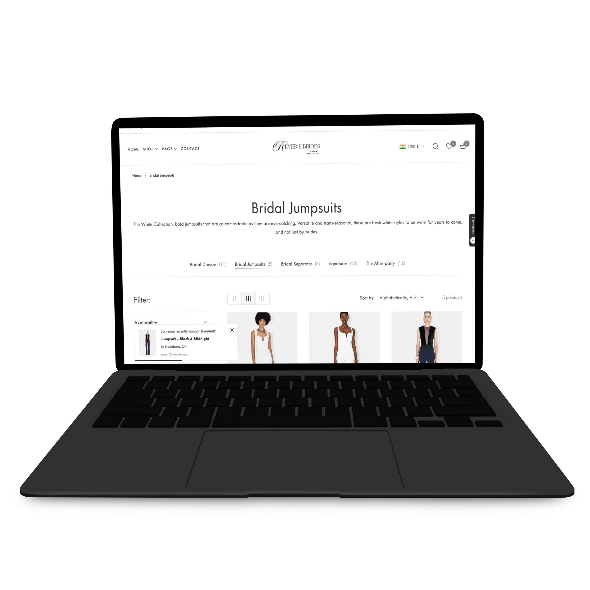 Premium Prebuilt Wedding fashion Store-1