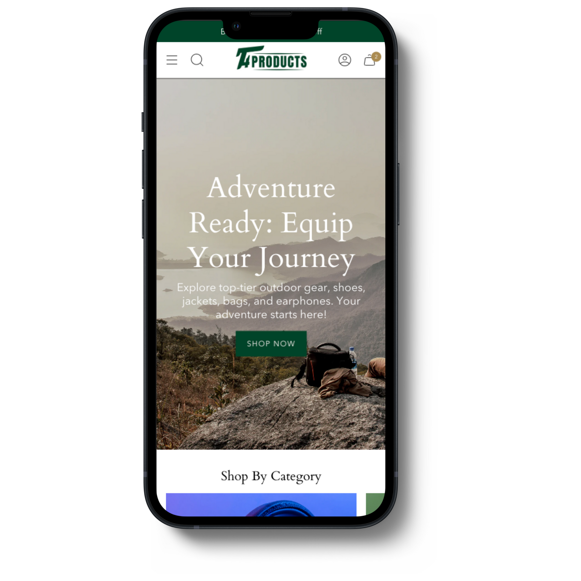 Premium Outdoor & adventure Store based on Shopify 1