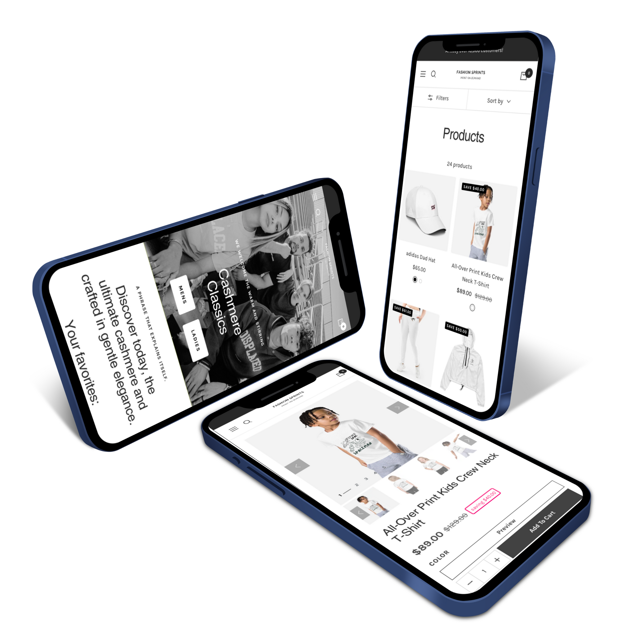 Shopify Prebuilt Print on demand fashion Store