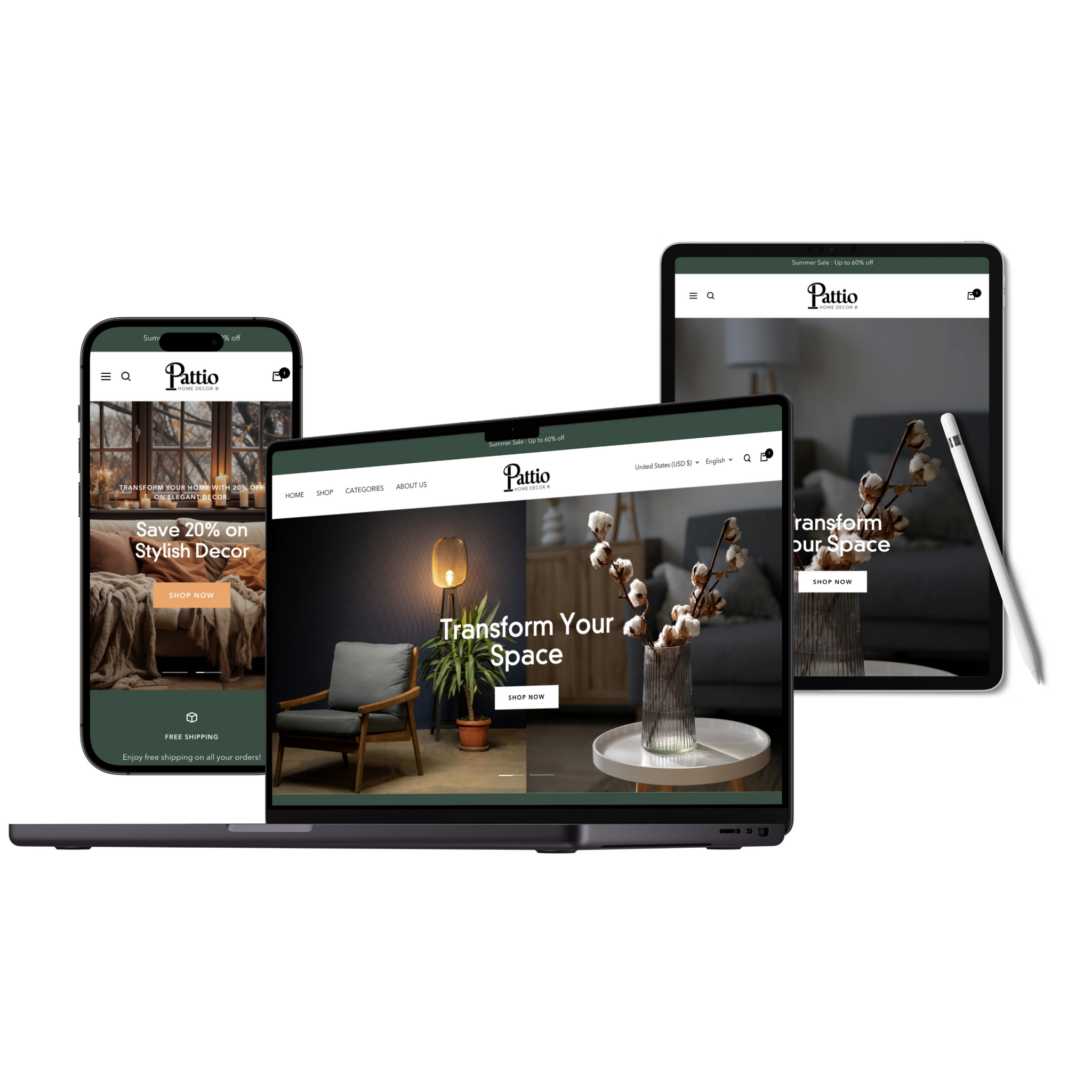 Shopify Prebuilt homedecor Store-1