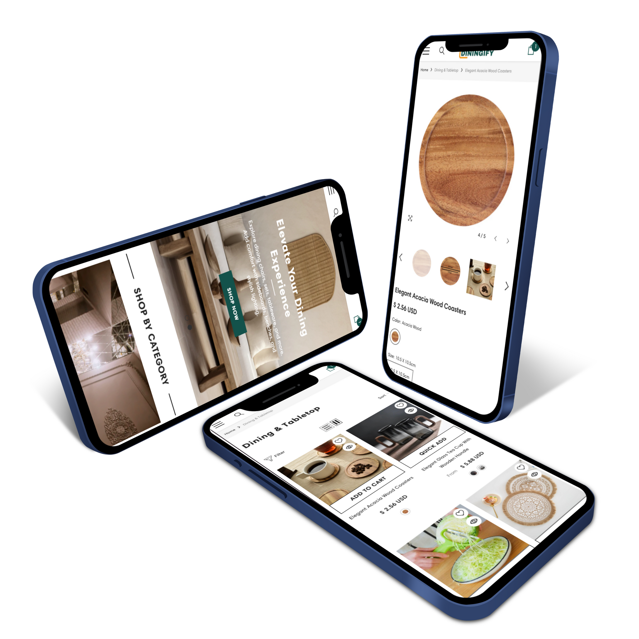 Shopify Prebuilt diningify Store