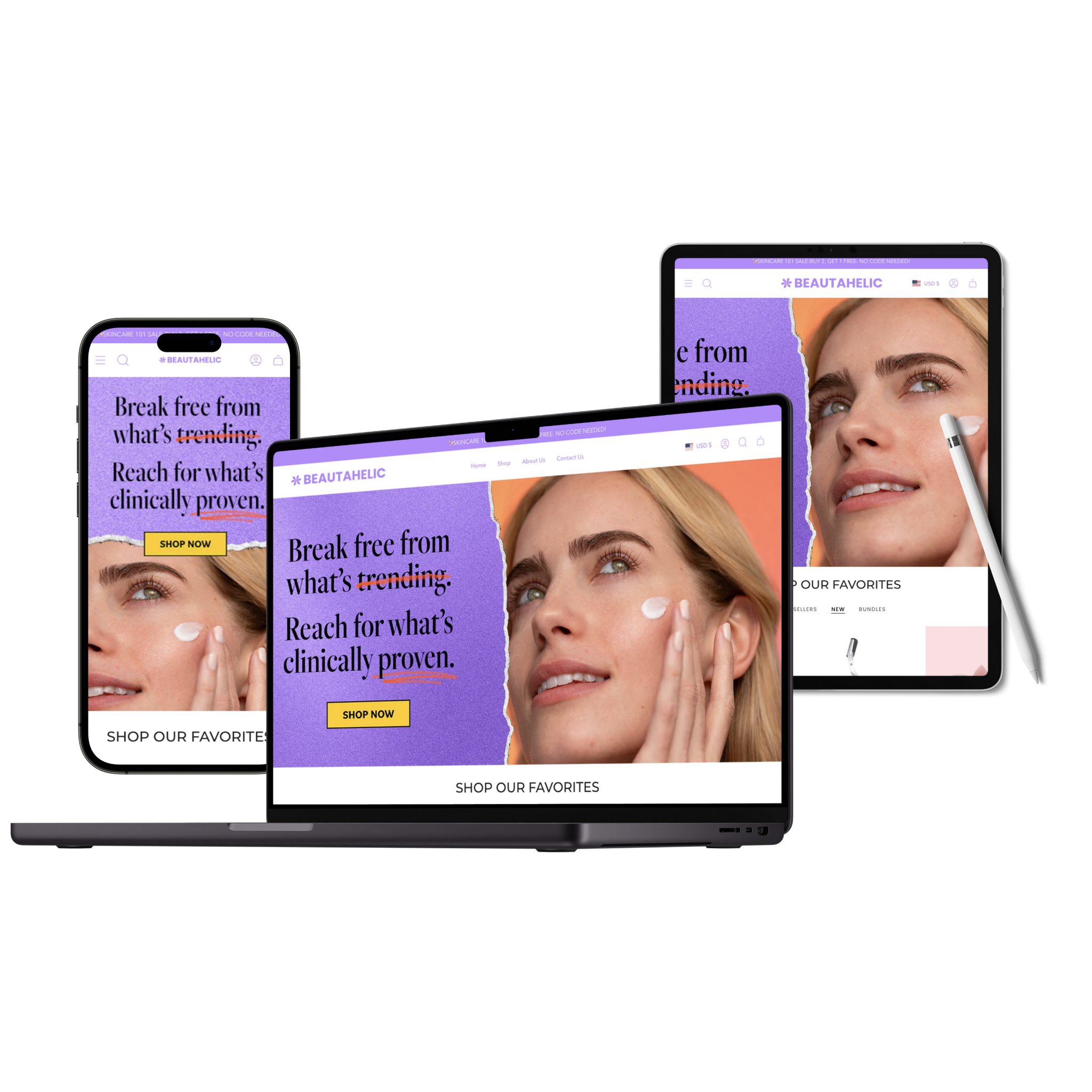 Shopify Prebuilt Beauty Store