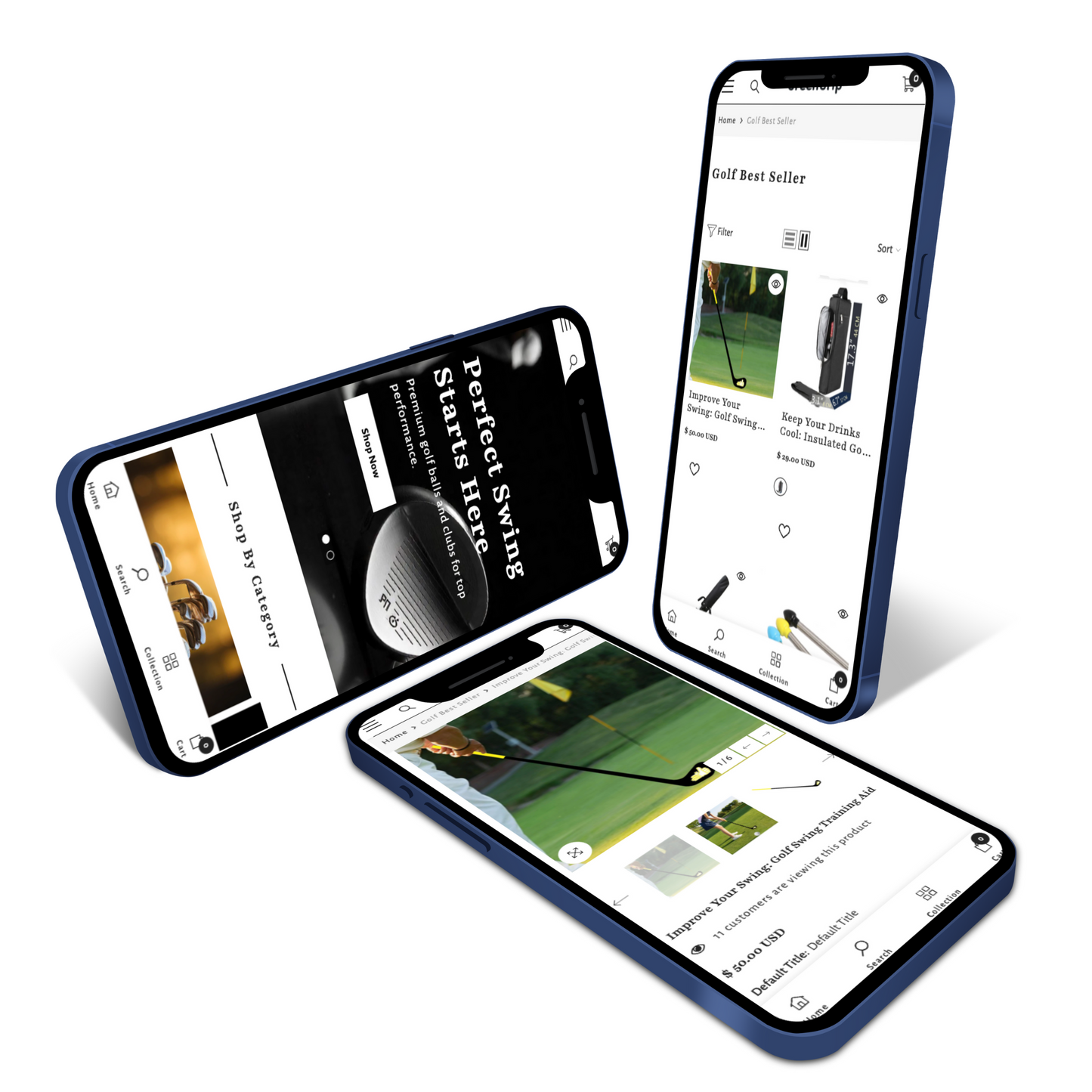 Shopify Golf Store