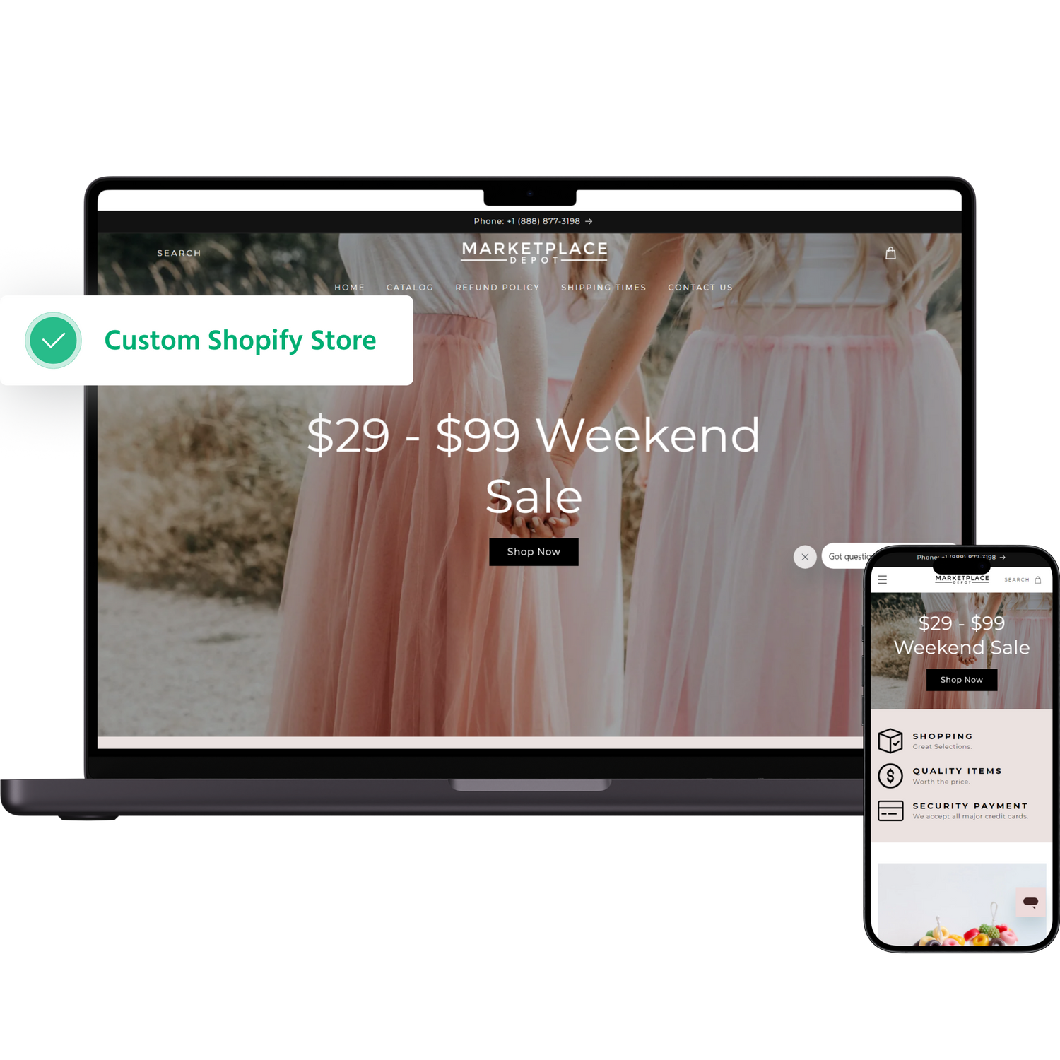 Ecomency providec Custom Shopify Store Design